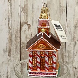 Yuletide Gingerbread Village Christmas Ornament